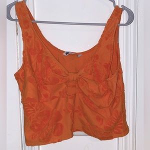SO orange beach top